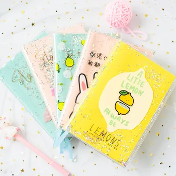 

80sheets Originality Shiny Packaging Cute Planner Notebook Rubber Set Lovely Diary PVC Cover Kawaii Stationery