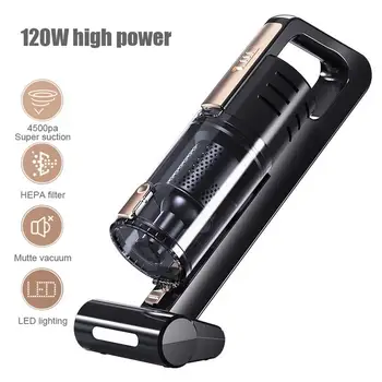 

Power 120W Portable Handheld Vacuum Black Car Vacuum Cleaner DC Cleaner Wet Dry Dual Use Car Vacuum High Powerful