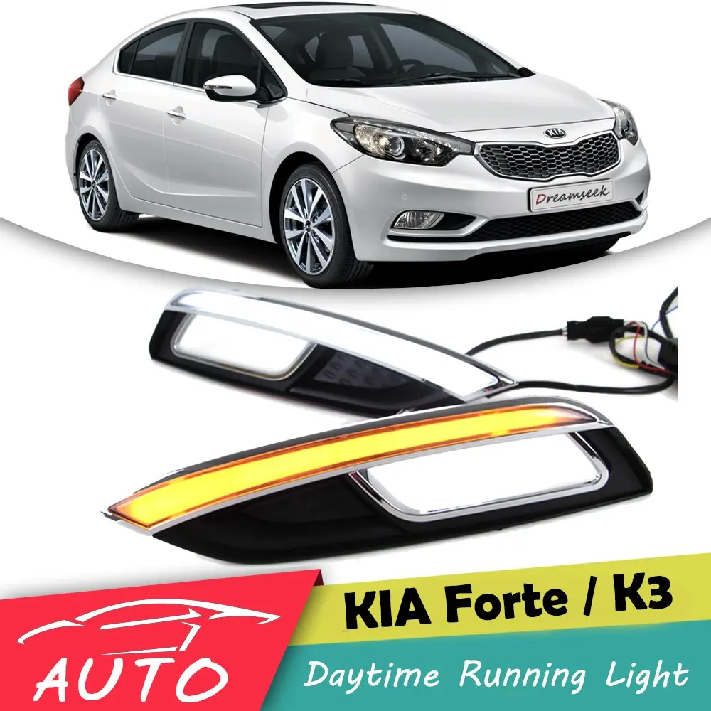 DRL para Kia K3 Forte Cerato 2013 2014 2015 nueva luz LED de