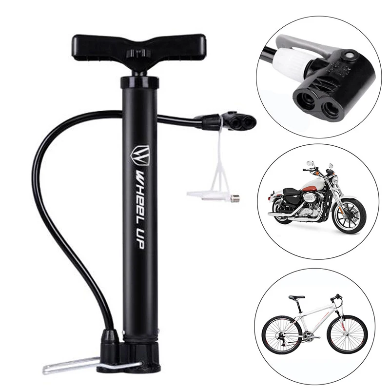 

1 * Bike Tire Pump 120 PSI Floor Standing Bike Tire Basketball Pump Motorcycle Tyre Hand Inflator