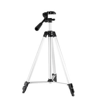 

STB-3110 35-102cm Aluminum Alloy Tripod Lightweight Travel 3-sections Stand w/Phone Holder 1/4" Screw Hole For Projector Camera