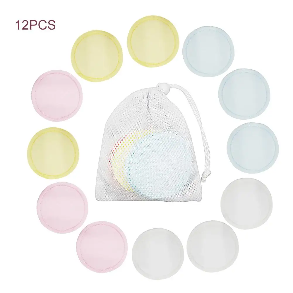

12PCS Cotton Makeup Remover Pad Washable Makeup Towel Reusable Cotton Pads Cosmetic Facial Cleansing Tools Soft Durable