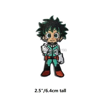 

2.5" Great Eastern Entertainment patch My Hero Academia SD Deku Anime Cosplay Costume EMBROIDERED iron on patches for clothing