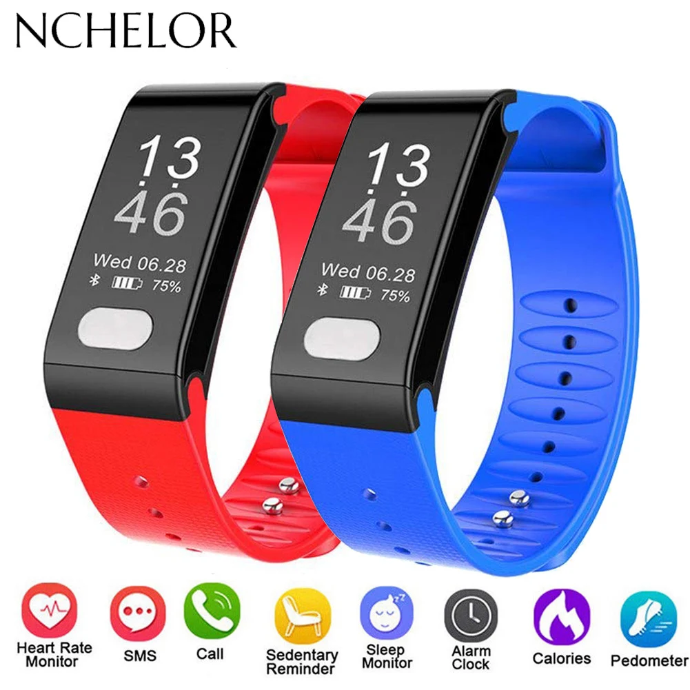 

NEW Smart Bracelet ECG + PPG Watch Heart Rate Monitor Sleep Tracking Sport Band Message Reminder IP67 Waterproof Smart Wristband