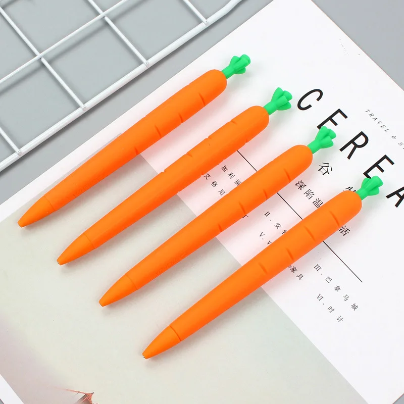 Морковь силиконовый прекрасный для офиса девочек детей для студентов креативный милый 0,5 механический автоматический карандаш