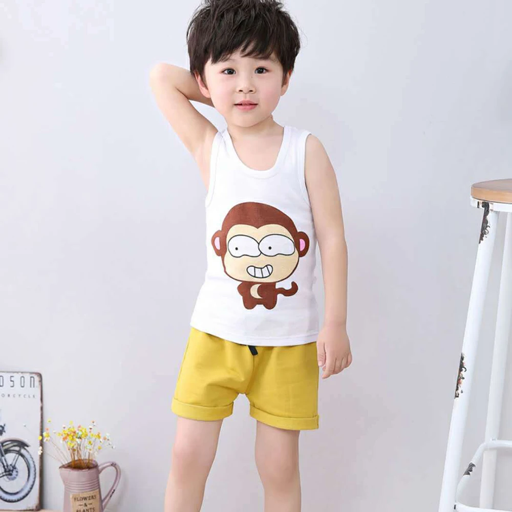 

2019 Hot Sale Solid Cotton Kids Trousers Children Pants For Baby Boys Summer Beach Loose Casual Shorts Size 80-110 cm Dropship