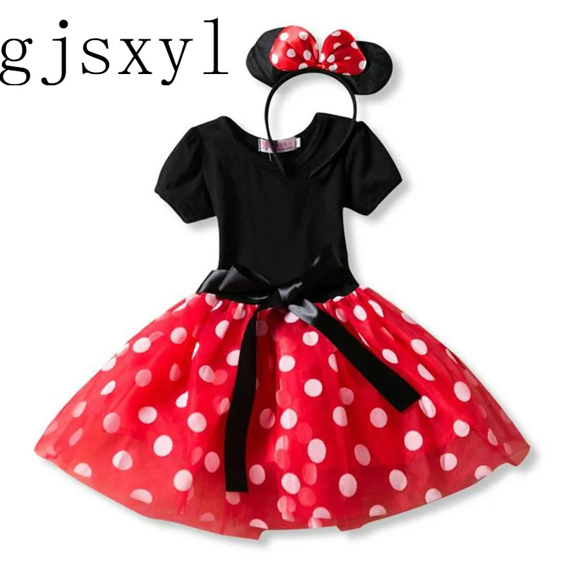

Fancy New Year Baby Girl Christmas Santa Dress For Girls Winter Minnie Mouse Holiday Children Clothing Party Tulle Kids Costume