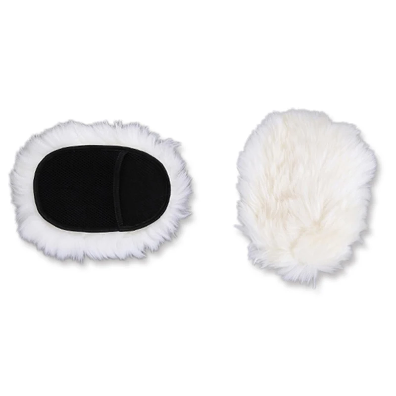 1Pcs Car Cleaning Products Wash Tool Sponge Bear Paw Plush Gloves |