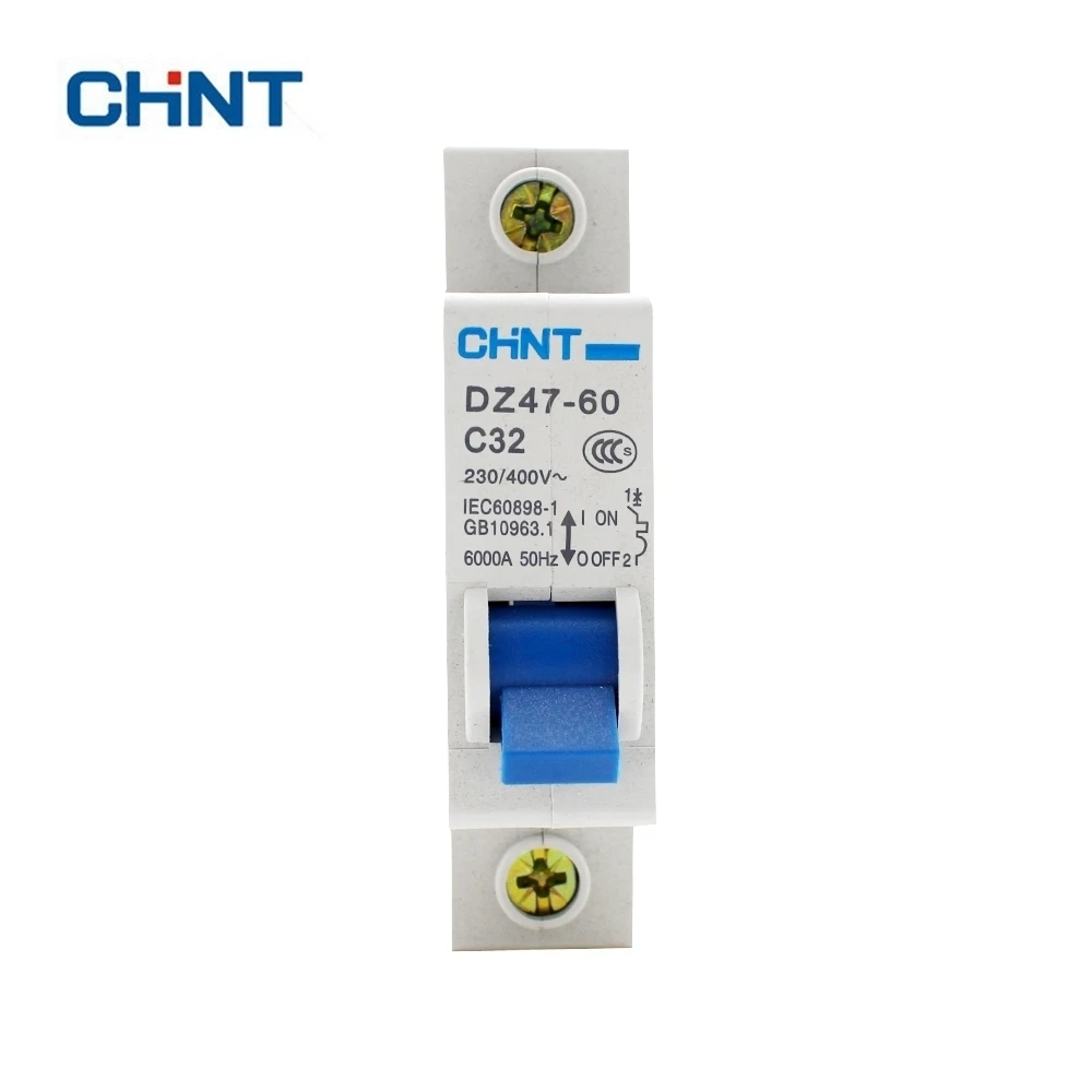 

CHINT Mini Circuit Breaker DZ47-60 C32 1P 32A Household Air Switch Leakage Protector