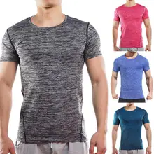 Быстросохнущие Компрессионные Мужские футболки с коротким рукавом, футболка для бега, фитнес-плотно прилегающий Теннисный футбол, Джерси, спортивная одежда Demix