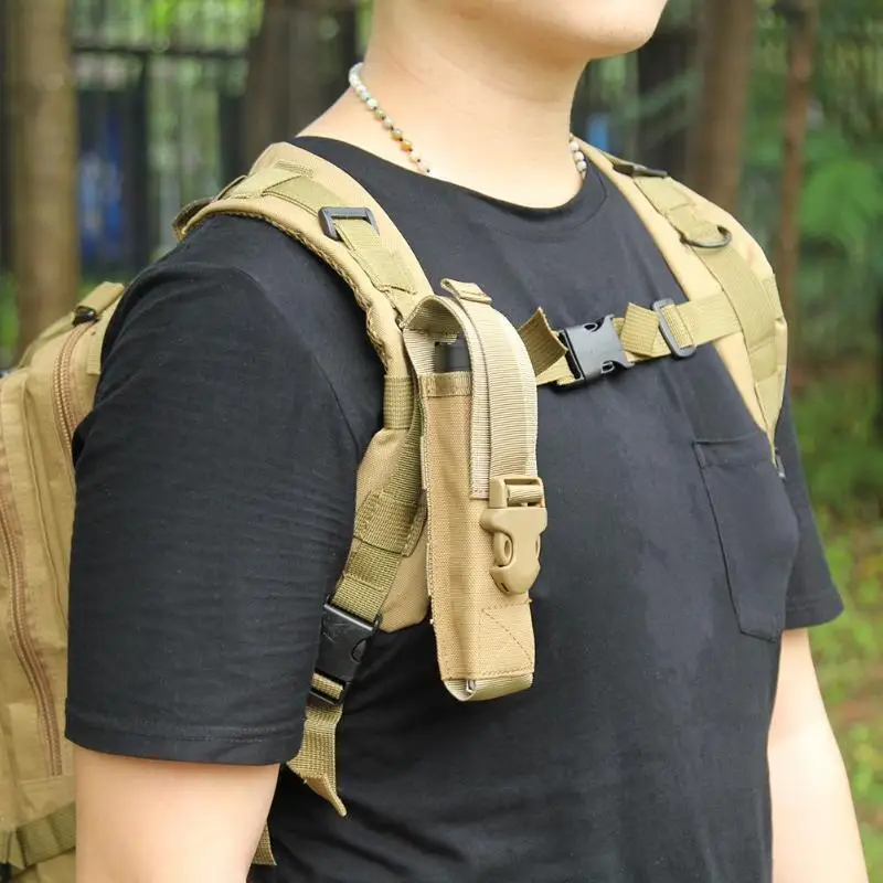 Nylon Flashlight Pouch Outdoor Magazine Knife Holder Camping Hunting