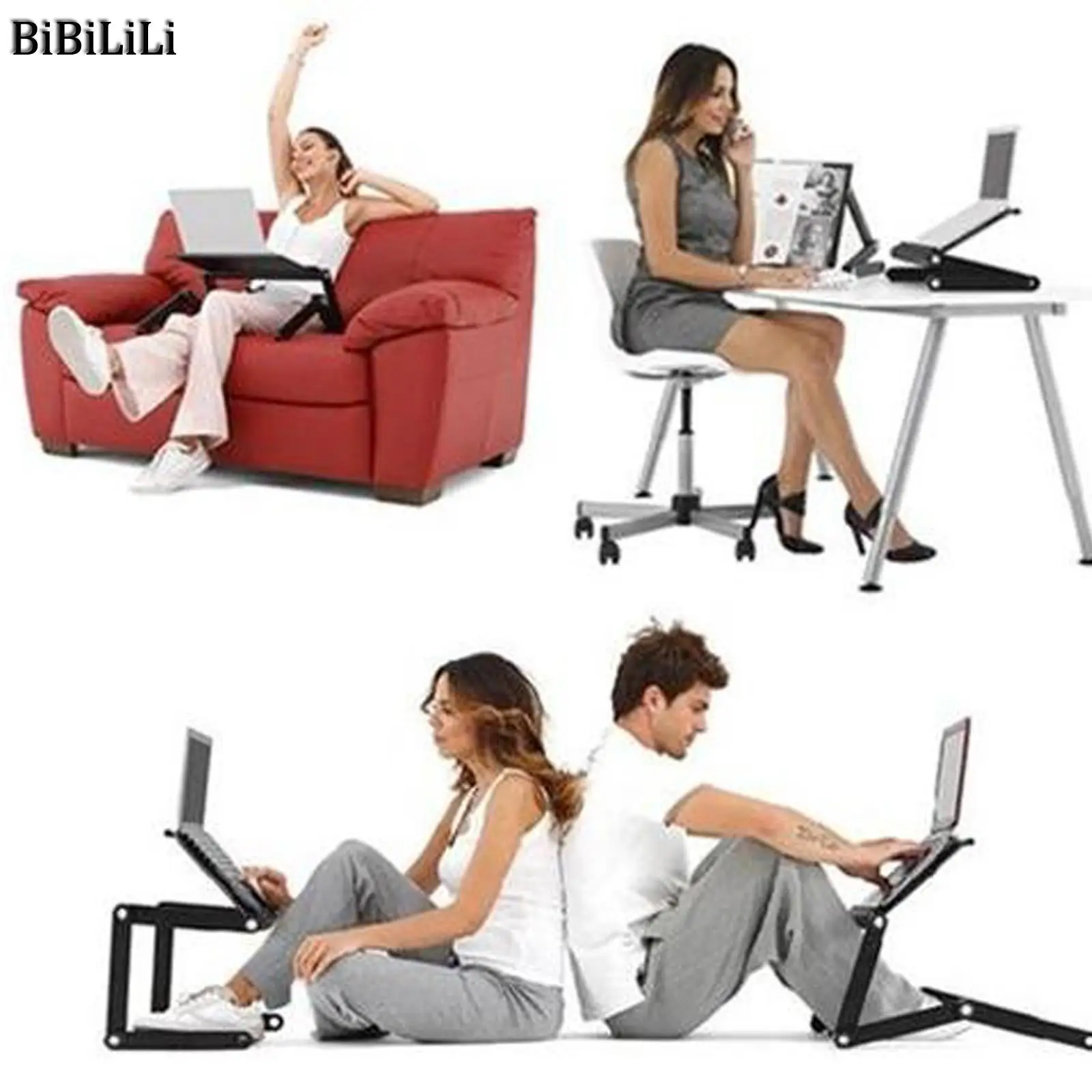 360 Degree Adjustable Foldable Laptop Stand Notebook Computer Desk Table Bed Sofa Table Carpet Meadow Black 360 Degree Adjustable Foldable Laptop Stand Notebook Computer Desk Table Bed Sofa Table Carpet Meadow Black