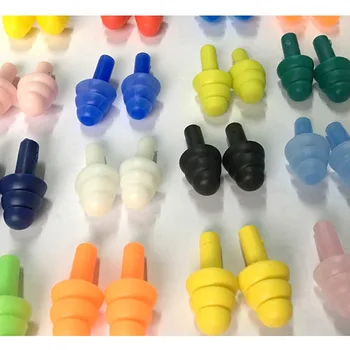 

5 Pair Silicone Ear Plugs Anti Noise Earplugs Waterproof Water Sports Accessory