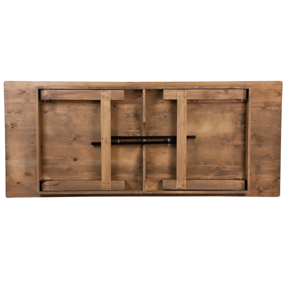 8x40 ''старинный деревенский массив сосны складной фермерский стол|Уличные