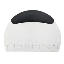 Масштаб муки тесто резки Многофункциональный нож для теста из нержавеющей стали полукруглый скребок для муки Прямая поставка