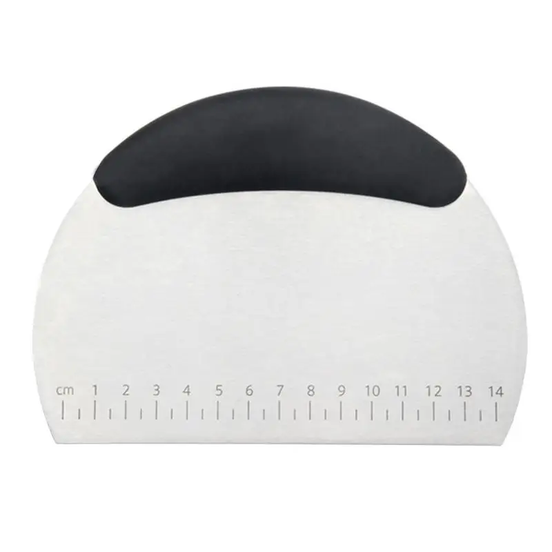 

New Scale Flour Dough Cut Multi-function Stainless Steel Flour Cutter Semi-circular Flour Scraper Flour Scraper Dropshipping