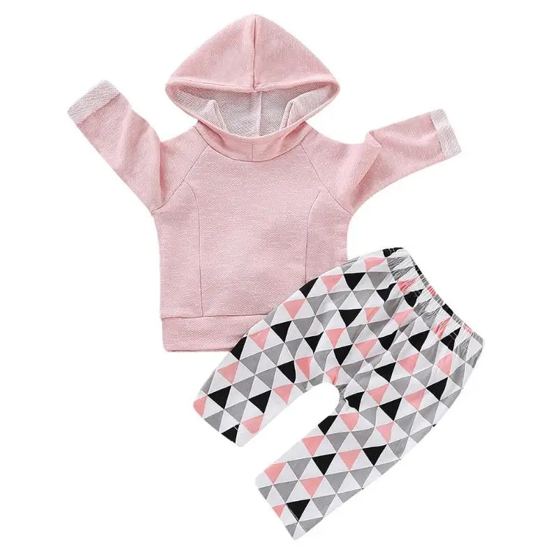 

2pcs/Set Baby Pullover Hoodies Pants Autumn Cotton Warm Home Clothing Suit