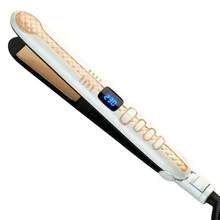 Прямые вьющиеся волосы 2 в 1 Керамический выпрямитель для волос с ЖК-дисплеем 230/470F выпрямление волос плоский Утюг с европейской вилкой