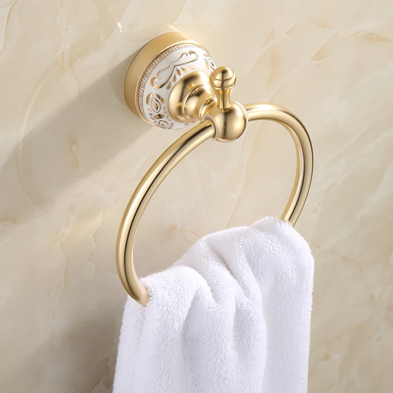Buy Towel Rings Luxury Gold Towel Ring Towel Holder