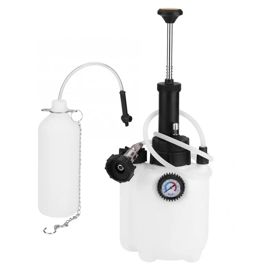 

brake piston tool 3L Capacity Manual Brake Clutch Fluid Bleeder Bleeding Tool with Universal Adapter tool car garage