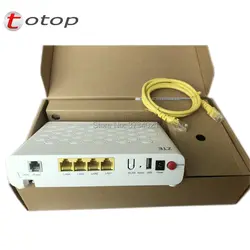 2019 Новый F660 GPON ONU 6,0 версия с 1GE + 3FE + 1 кастрюли + USB + WI-FI английский прошивки оптический сетевой терминал поддержка sip VOIP protoc