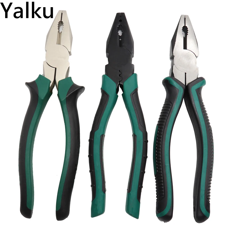 

Yalku Electrical Wire Cable Wire Cutters Pliers Nipper Hand Tools Cutting Nippers Wire Cutter Combination Pliers Hand Tool