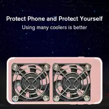 8 см мобильный кулер для телефона Подставка под Вентилятор Охлаждающая подставка геймпад игровой шутер контроллер радиатора теплоотвод Универсальный Handgame
