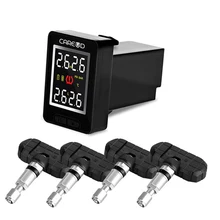 Careud автомобиля Tpms беспроводной авто шин давление мониторинга системы с 4 Датчики ЖК Встроенный монитор для Toyota