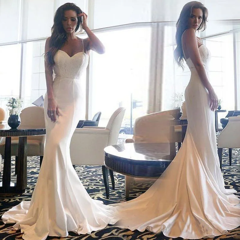 

Women Spring Trumpet Dress Off The Shoulder Backless Sexy White Party Dress