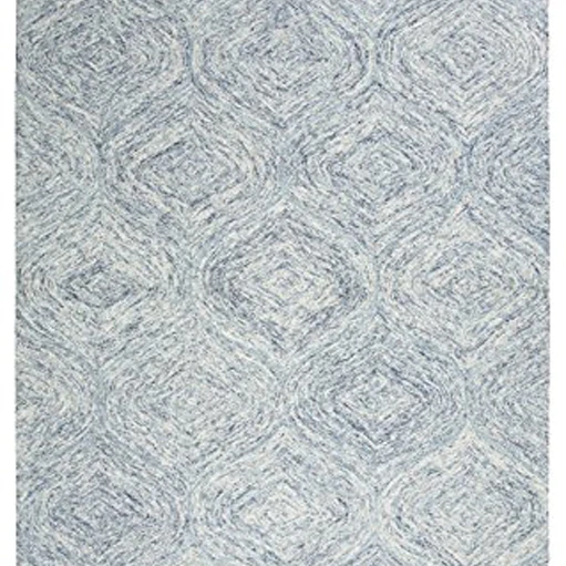 Rizzy Home Brindleton Collection Hand-Tufted Area Rug 3' x 5' Blue/Ivory | Дом и сад