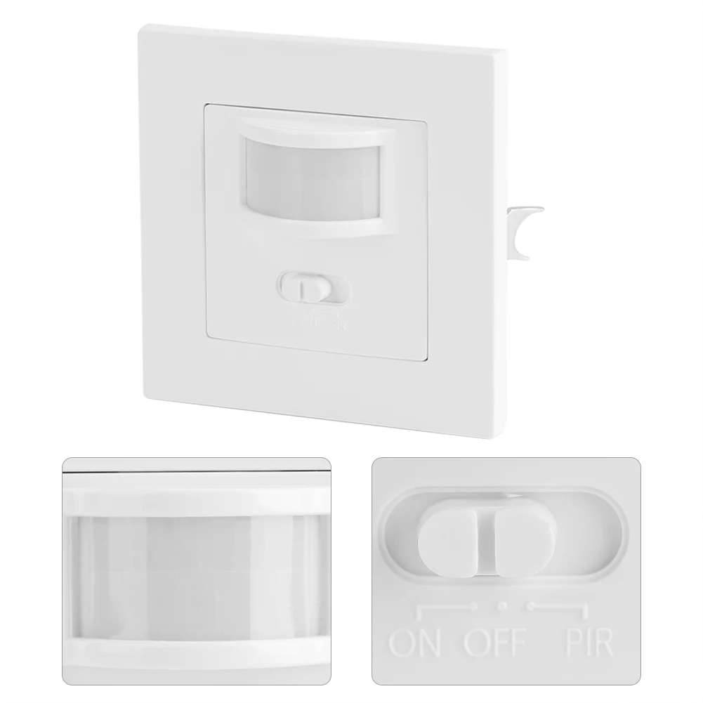  AC 110V-240V Infrared PIR Motion Sensor Recessed Wall Lamp Wall Module Light Bulb Switch Motion Sen - 33001671954