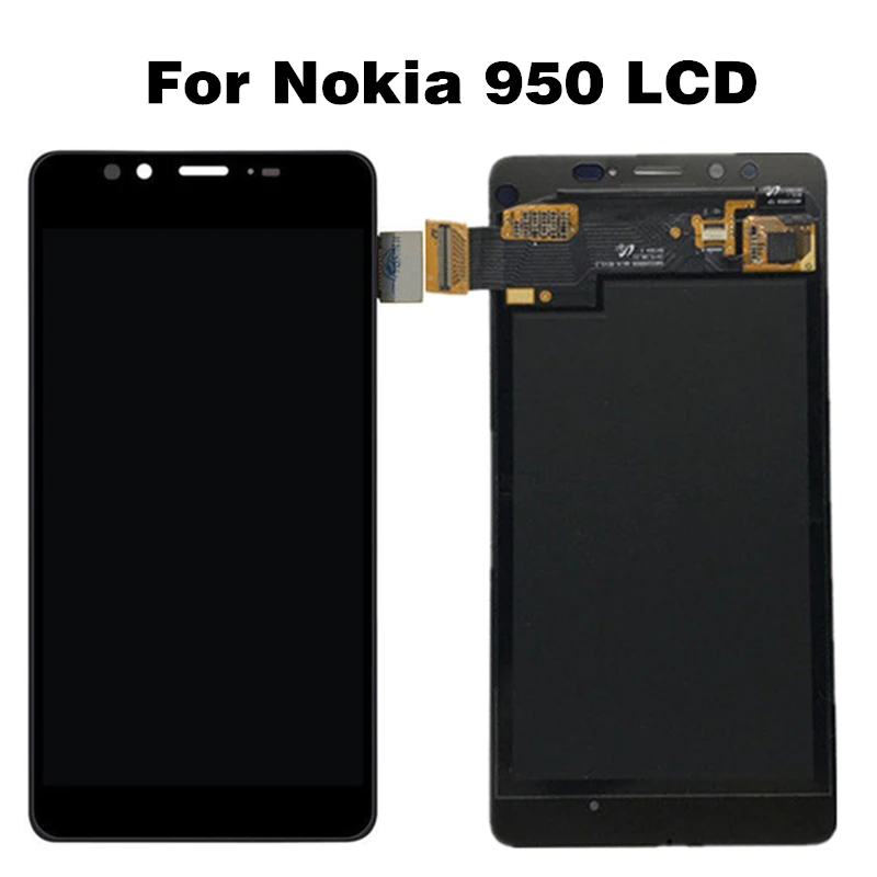

For Microsoft Lumia 950 LCD Display N950 Touch Screen Digitizer Assembly for Nokia 950 Replacement Screen Display With Frame LCD