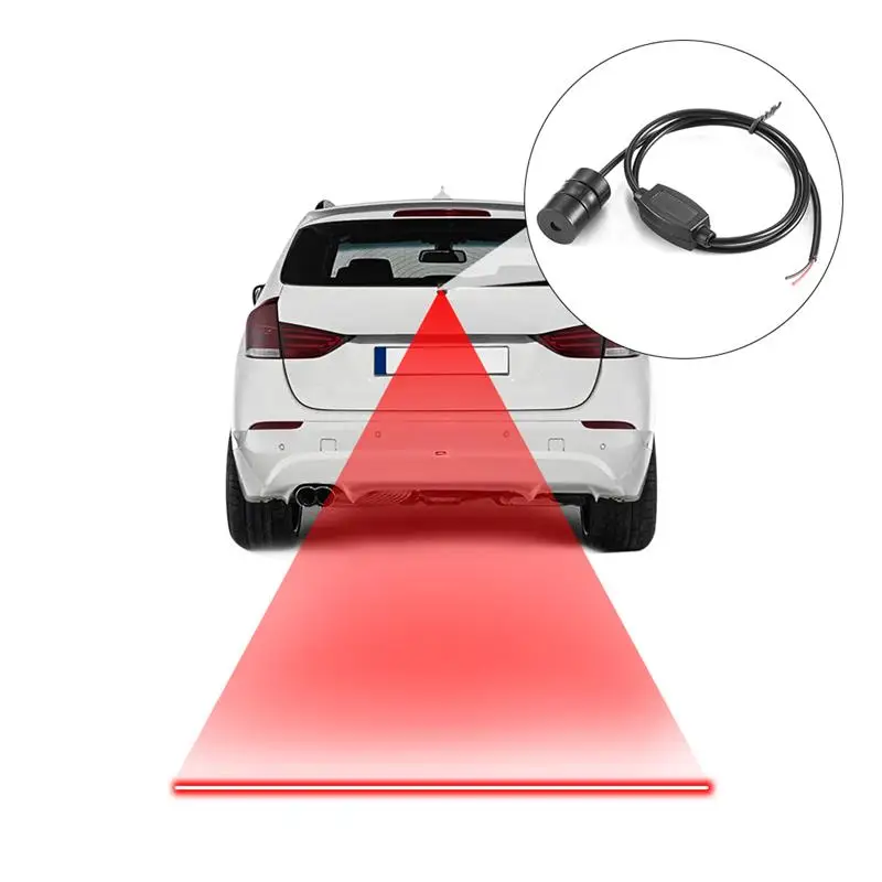 

Universal Car Laser Tail Light Anti Collision Rear-End Brake Parking Warning Light Fog Light For Motorcycle Vehicle