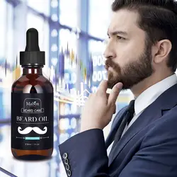 MABOX 30ML Men Natural Organic Styling Mustache Oil Moisturizing Smoothing Dashing Gentlemen Beard Oil Face Beard Care Quality