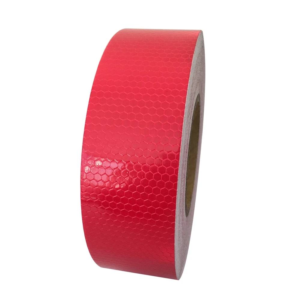 

1PC Safe Pratical Durable Useful Convenient Sticker Warning Tape Safety Marking Sticker Adhesive Tape Color Reflective Stickers