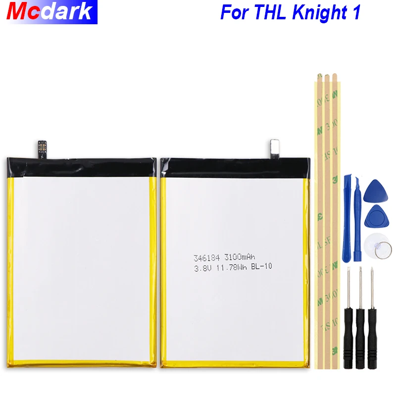 

3100mAh High Quality Receplacement Battery For THL Knight 1 MTK6750T Batterie Accumulator AKKU ACCU PIL Mobile Phone with Tools