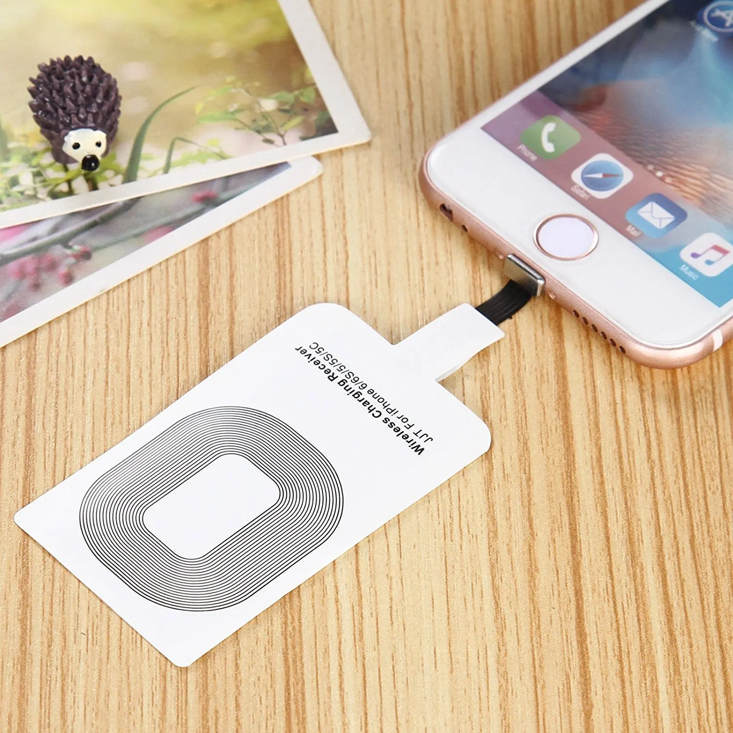 

Universal QI Wireless Charging Cradle Receiver Module For iPhone 5/5s/6/6s/7/7p wireless charging adapter