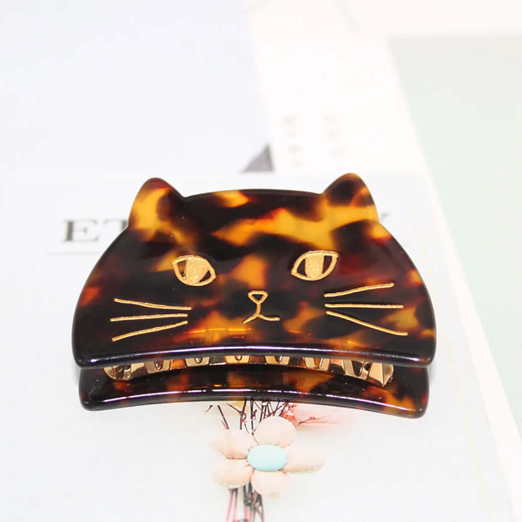 

Hair Claw Fashion Cat Shape Non-slip Jaw Clip Hair Claw Clip for Women Girls