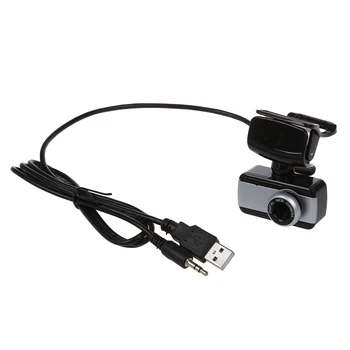 

USB 2.0 50.0M HD Webcam Camera Web Cam with MIC for Computer Desktop PC Laptop (Silver)