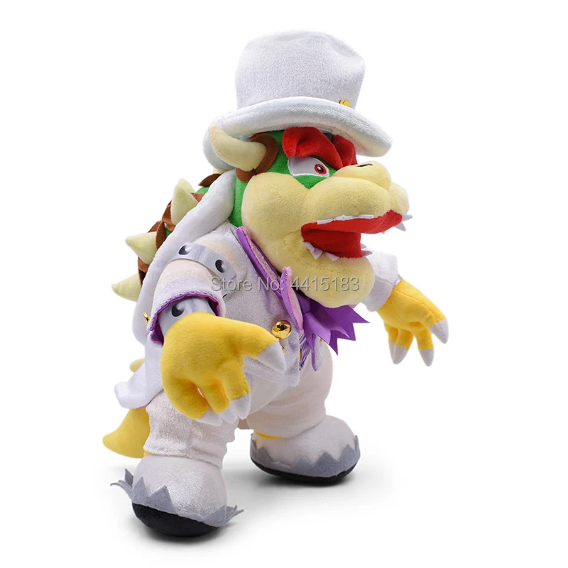 Super Mario Bros Wedding Bowser /& King Koopa Bowser Plush Doll Stuffed Toy Gift
