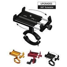 

Bike Motorcycle Phone Holder 360 Rotatable Handlebar Bicycle Phone Holder Rearview Mirror Mobile Cell Phone Stand Holder