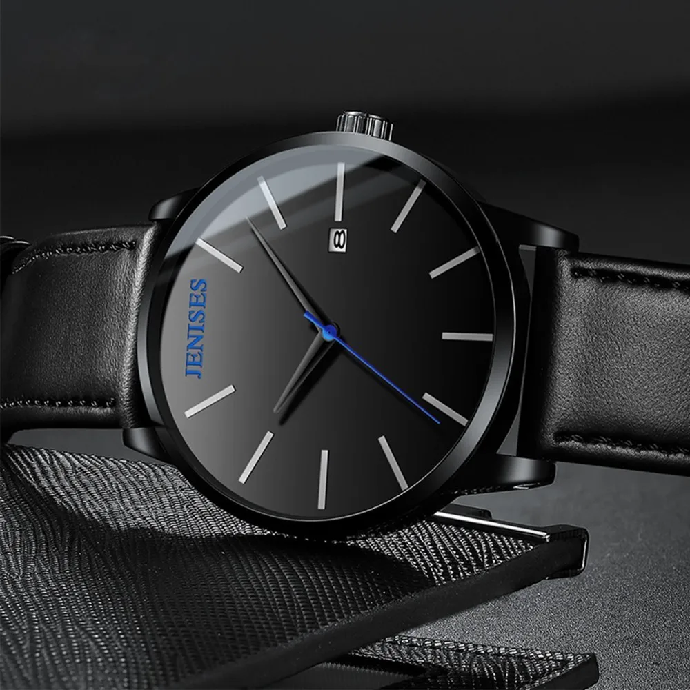 2019 Ultra Thin Fashion Male Wristwatch Waterproof Scratch-resistant Business Men Watch Clock Top Brand Luxury Relogio Masculino