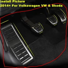 Ножная педаль для автомобиля Pad комплект для Audi A3 8V Seat Leon для Volkswagen Golf 7 VII MK7 Passat VIII для Skoda Octavia A7 Karoq быстрое