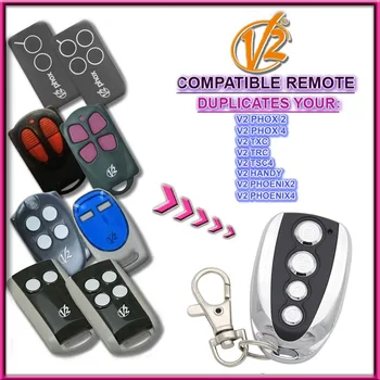 

V2 remote control transmitter replicator V2 TXC2 TXC4 PHOX 2 PHOX 4 Rolling code TPR2 TRR4 Fixed code Command garage 433mhz