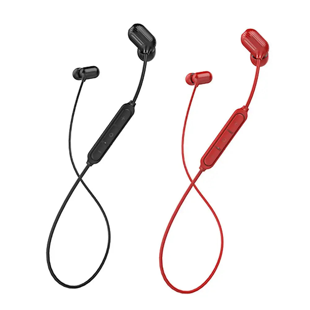 

Bluetooth Earphone Neck Hanging Sports Wireless Waterproof Long Standby Handsfree With Mic Headset Long Standby 2019 New Arrival