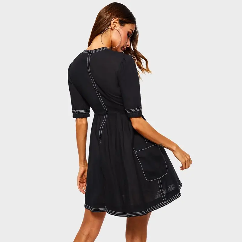 retro mini aline dress