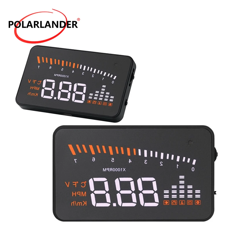 

Car detector New OBD2 HUD car styling alarm system Car HUD Projector 5.5 Inch Comprehensive Display car Head Up Display