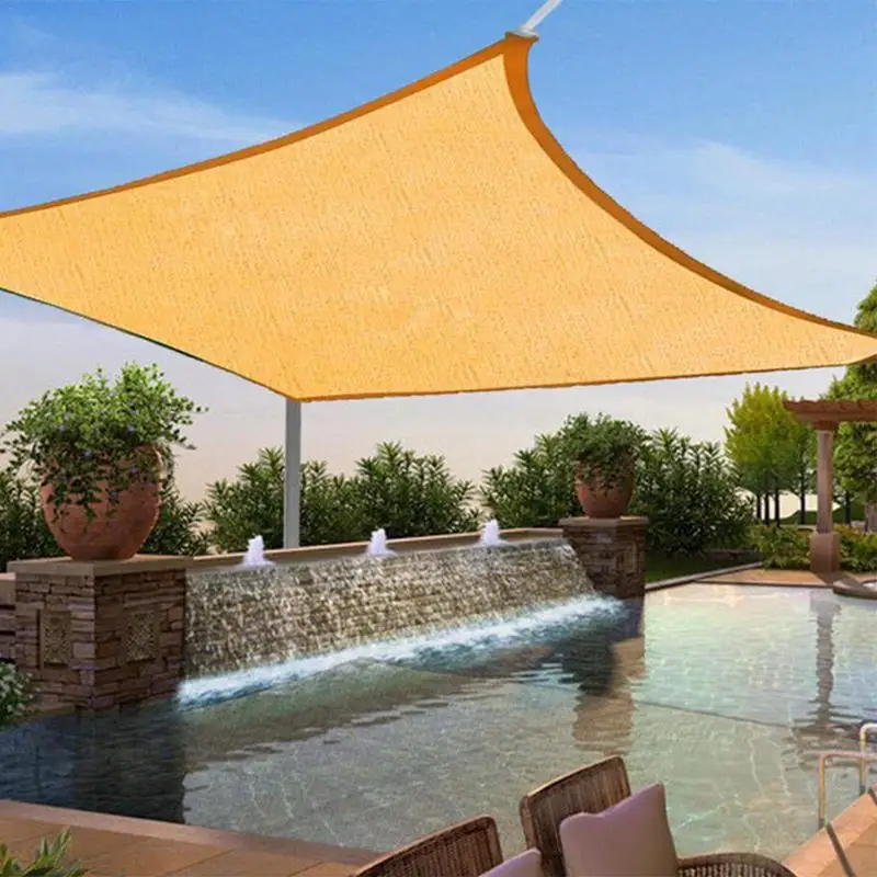 

Sun Block Awning PE Sun Shade for Garden Patio Swimming Pool Outdoor Camping Picnic