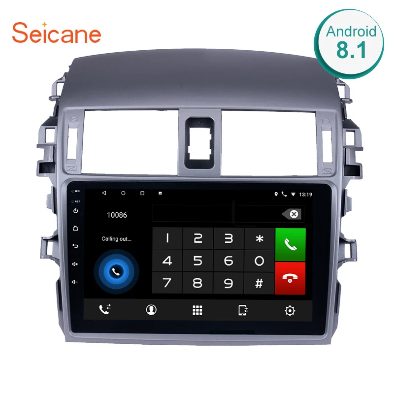 

Seicane 2din 9" Android 8.1/9.0 Car Bluetooth Radio GPS for 2007 2008-2010 Toyota OLD Corolla Support WIFI 1080P DVR OBD2 DAB