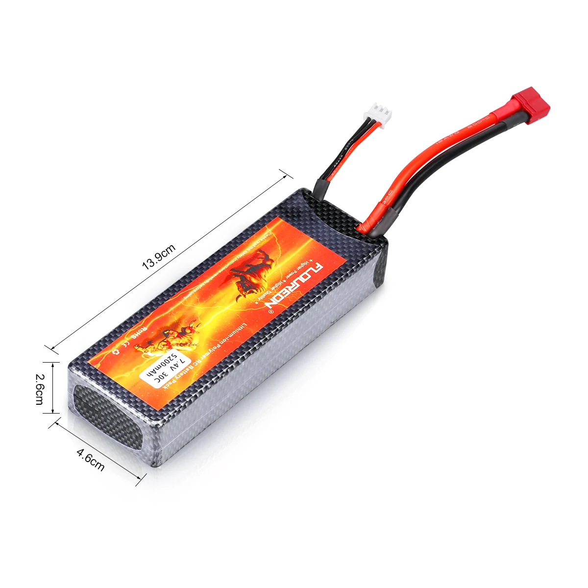 RC упаковка батарей 7 4 V 5200 mAh Lipo замена Аккумуляторная батарея для грузовой